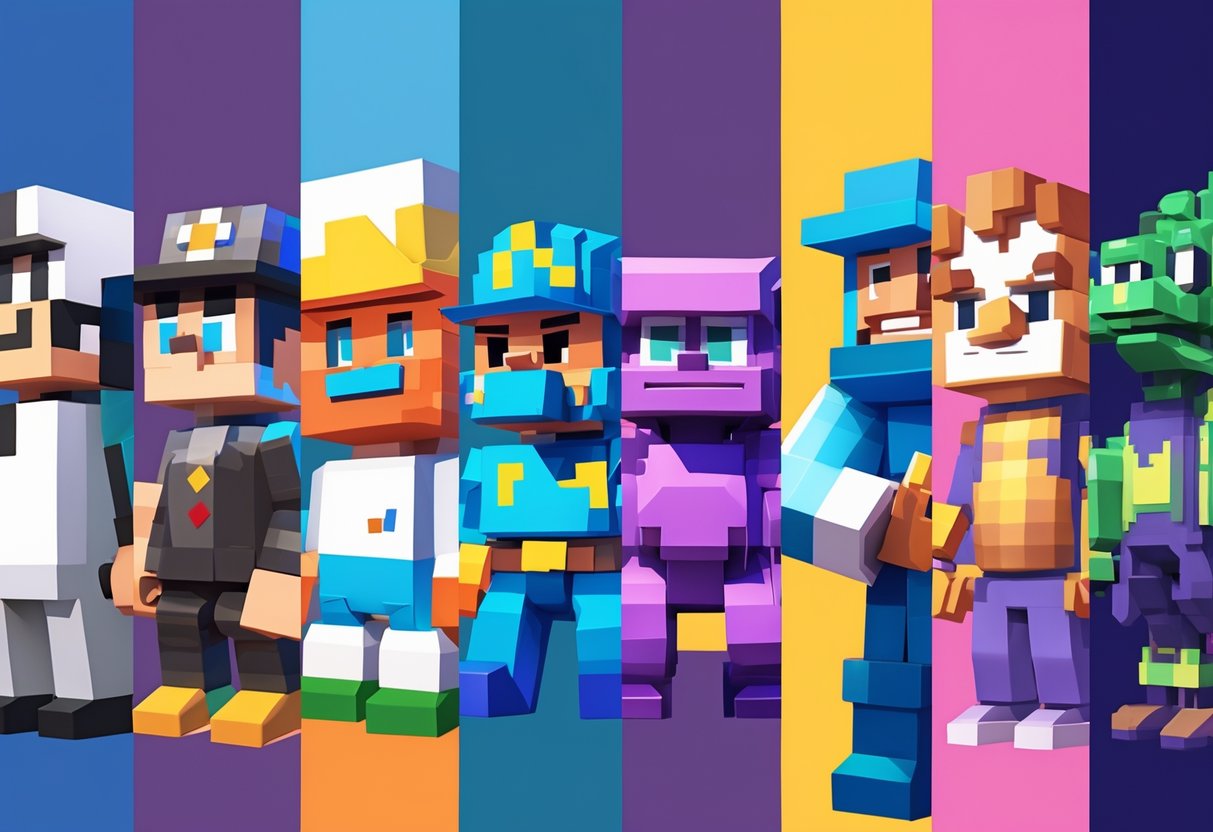 Imagem mostrando a evolução dos gráficos nos games, começando com personagens em 8 bits à esquerda e terminando com personagens realistas em 3D à direita.